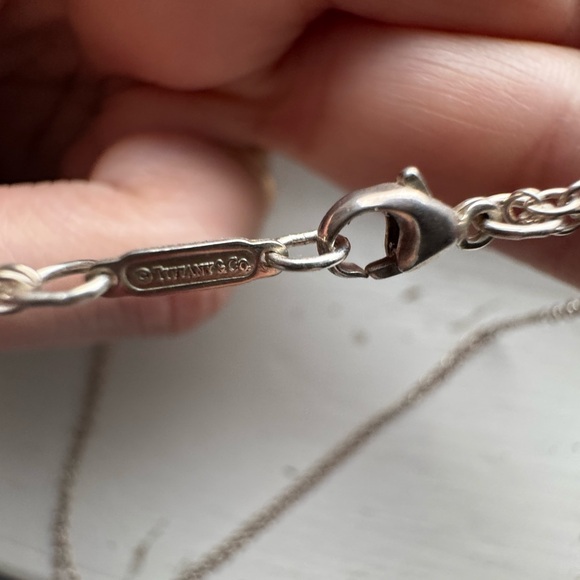 Tiffany & Co. Double Chain Necklace Sterling Silver 16in - Picture 2 of 4